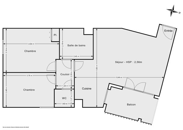 Appartement T3 59 m² – Construction 2024 – Balcon – Parking – Choisy-le-Roi