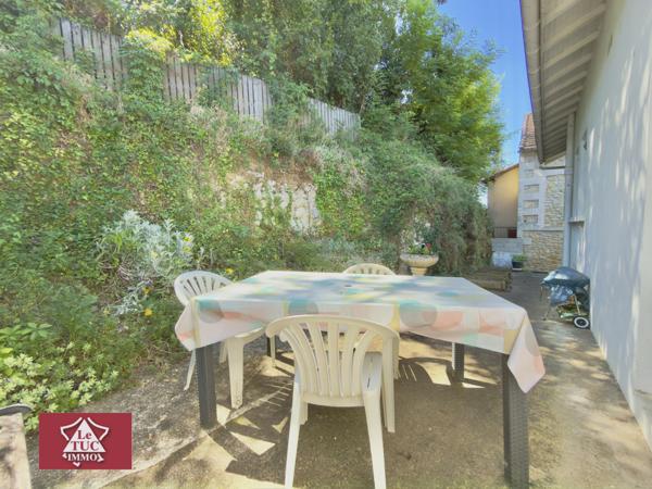 Maison avec grand garage, terrasses et jardin. Fumel (47500)