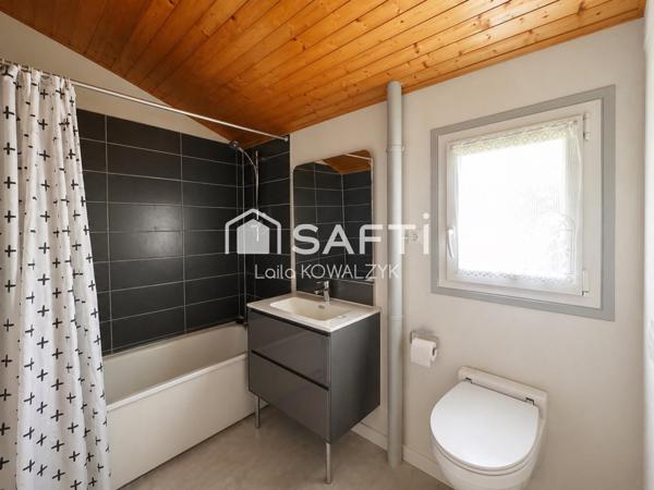 Maison 93 m² – grand séjour – garage + mezzanine – proche gare
