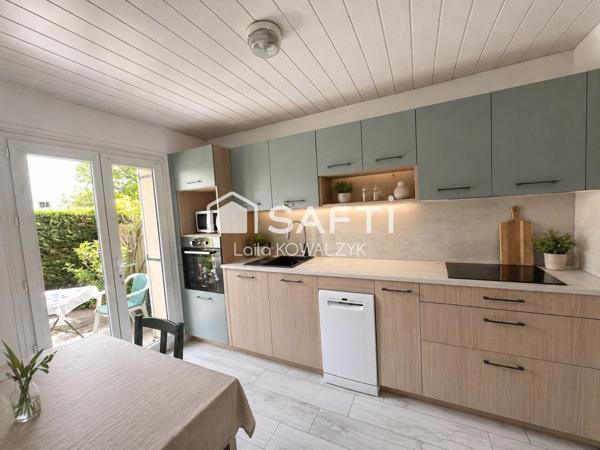 Maison 93 m² – grand séjour – garage + mezzanine – proche gare