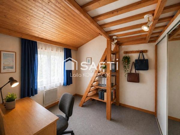 Maison 93 m² – grand séjour – garage + mezzanine – proche gare