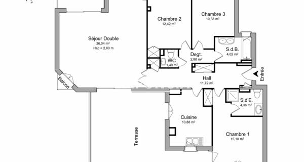 Location Appartement 5 pièces 109.78 m² - Saint-jean-bonnefonds 42650