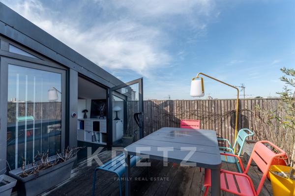 Appartement duplex rénové avec rooftop