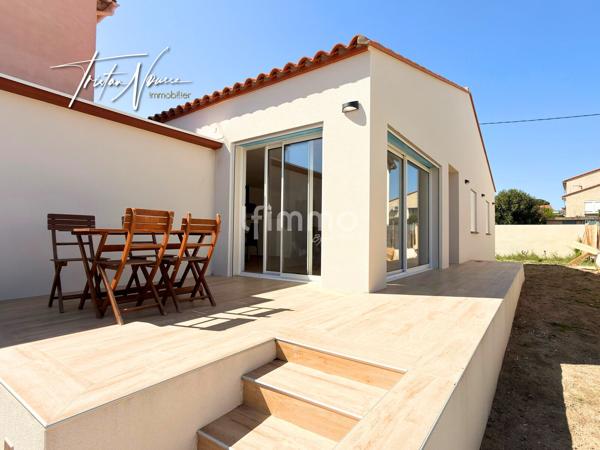 Maison 3 faces de plain pied - 89 m2 - 3 chambres - Ortaffa