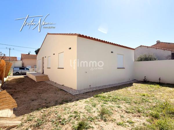 Maison 3 faces de plain pied - 89 m2 - 3 chambres - Ortaffa