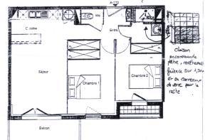 Location Appartement T3 Libourne 2 chambres