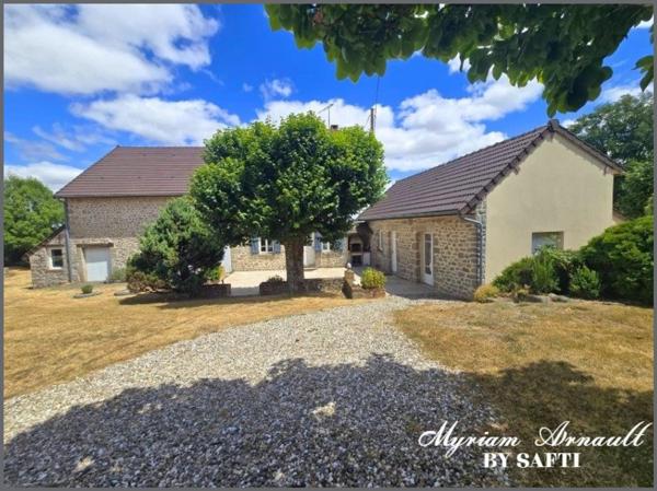 Propriété avec Maisons en pierre 4 chambres Grange Piscine Puits Annexes