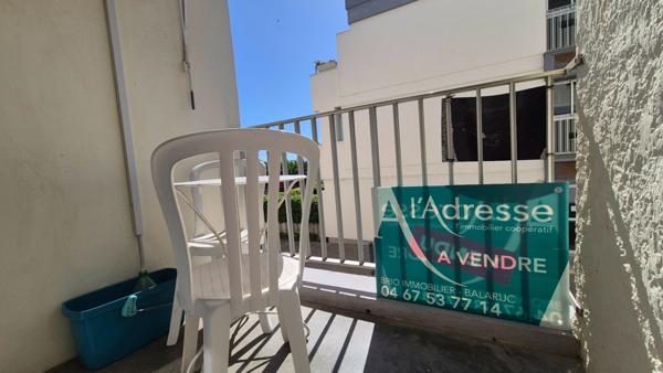 À vendre Studio alcôve 21.97 m² à Balaruc-les-Bains idéal investissement locatif ou pied-à-terre