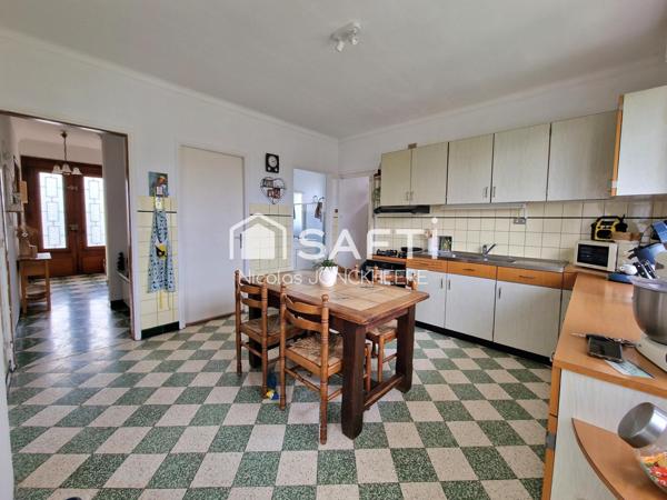 Individuelle/ semi plain-pied/ sous sol/ jardin