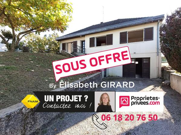 MONTFERRAND-LE-CHÂTEAU-Maison 5 pièces 86 m2 avec grand terrain située à 5 minutes de BESANCON