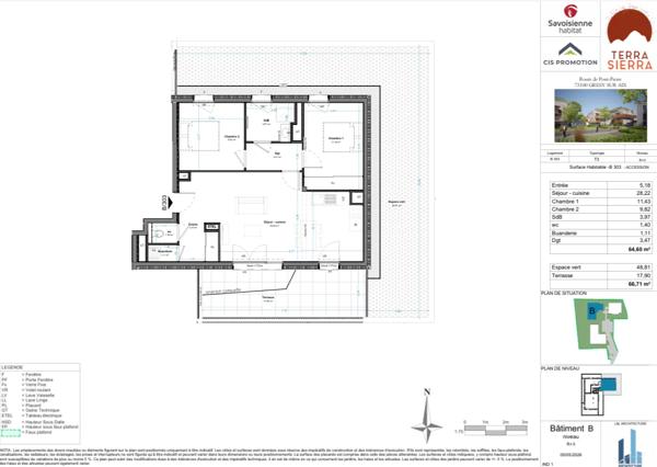 Appartement à vendre à Grésy-sur-Aix (73100)