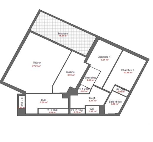 Appartement à vendre 3 pièces 81 m² Marseille 13