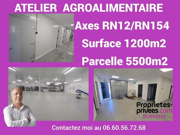 SECTEUR DREUX - MURS Laboratoire industriel alimentaire1.800 m²