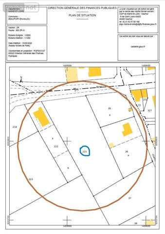 Achat - Terrain de loisirs, bois, étangs Beaufort-en-Anjou 49250 6191 m 2