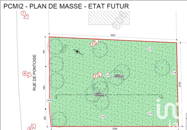 Terrain à vendre 724 m² Champagne-sur-Oise