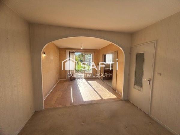 3 chambres, jardin plein sud et garage