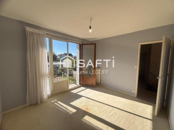 3 chambres, jardin plein sud et garage