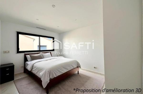 MAISON PLAIN PIED - 3 FACES - 4 PIECES - 128M2 - 360M2 - PISCINE- GARAGE