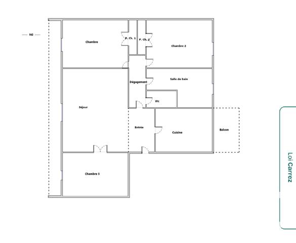 Appartement à vendre 4 pièces 71 m² Montpellier