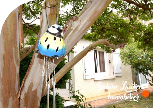 Maison de plain-pied au calme – Jardin arboré sans vis-à-vis –