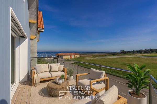 Maison neuve à l’esprit balnéaire et sa vue mer exceptionnelle