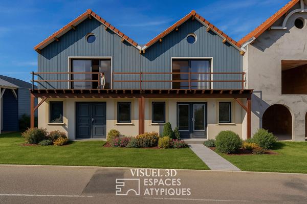Maison neuve à l’esprit balnéaire et sa vue mer exceptionnelle