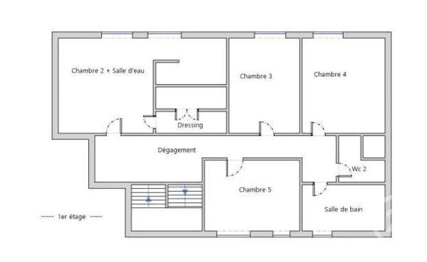 Appartement Triplex à vendre  7 pièces - 155,07 m 2   PARIS  - 75012