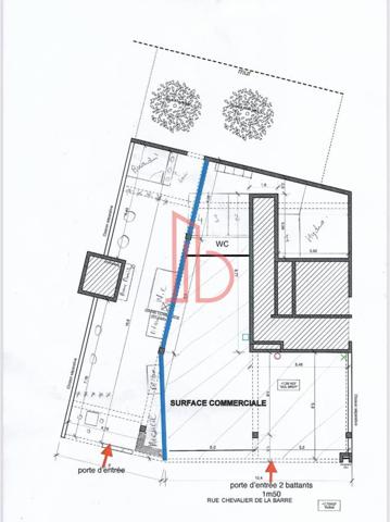 Bureau de 185 m² à louer à Bordeaux Sud-Ouest