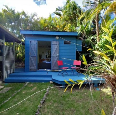 Havre Tropical avec bungalow et piscine 4P – Sainte-Anne