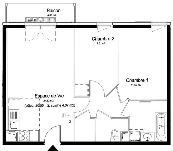 Appartement + parking