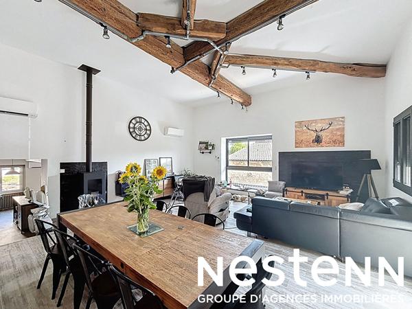 À VENDRE À FUISSÉ (71960) ? MAISON EN PIERRE RÉNOVÉE AVEC HANGAR DE 200 M²