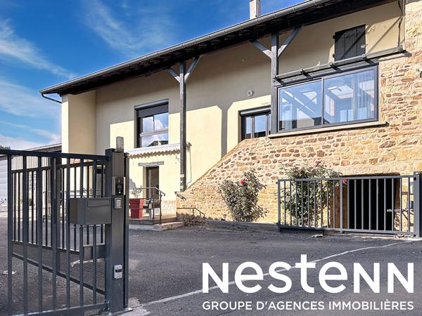À VENDRE À FUISSÉ (71960) ? MAISON EN PIERRE RÉNOVÉE AVEC HANGAR DE 200 M²