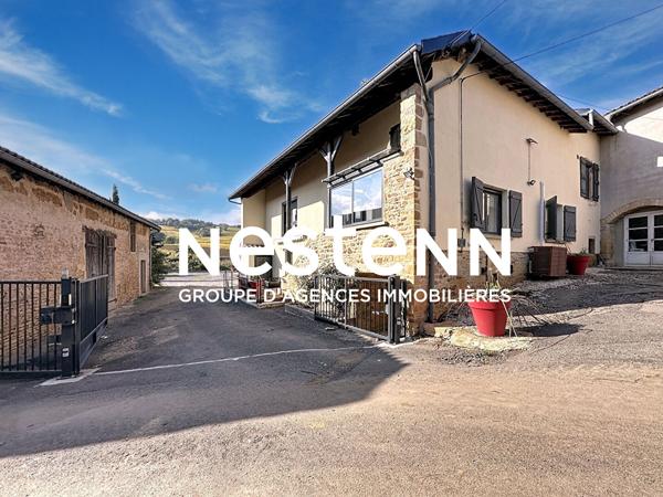 À VENDRE À FUISSÉ (71960) ? MAISON EN PIERRE RÉNOVÉE AVEC HANGAR DE 200 M²