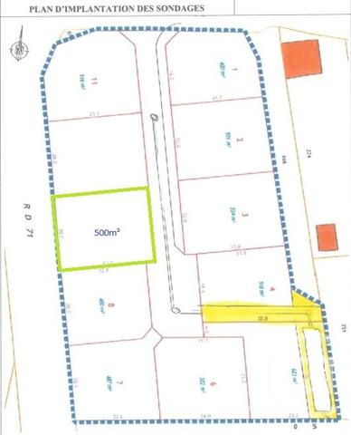 Terrain à vendre  500 m2 ALBI - 81