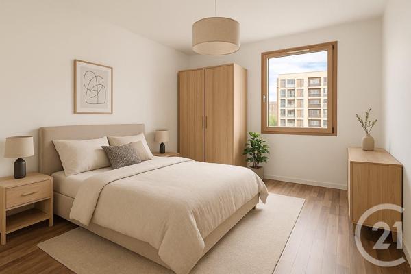 Appartement T3 à vendre  3 pièces - 60,46 m2 SATHONAY CAMP - 69