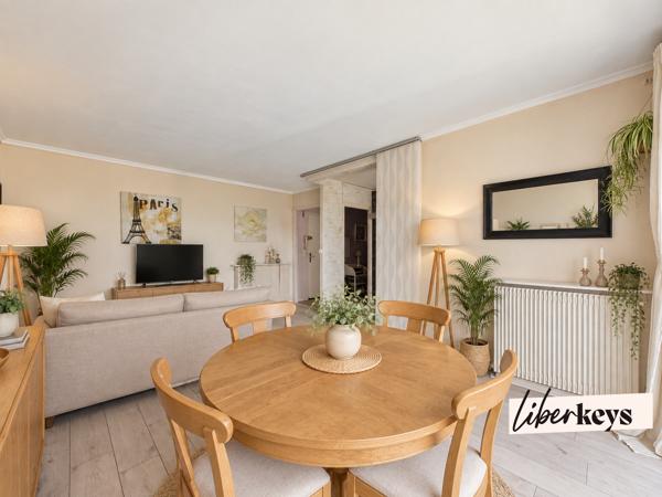 Maurepas – 3 pièces lumineux avec balcon de 12 m², ascenseur et gare à pied