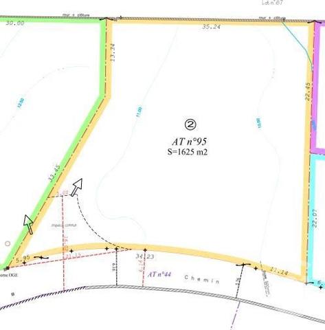 Terrain à vendre  1625 m2 LA CROIX VALMER - 83