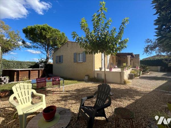 Maison T4 de PP 104 m² avec jardin et garage à BERRE L'ETANG