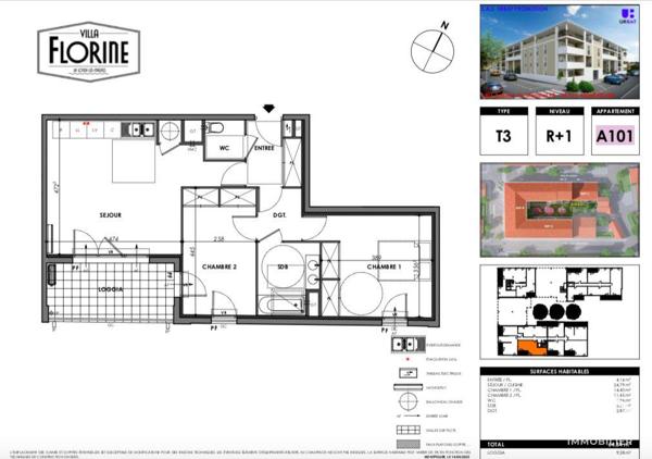 Appartement à vendre 3 pièces 64 m² La Londe-les-Maures