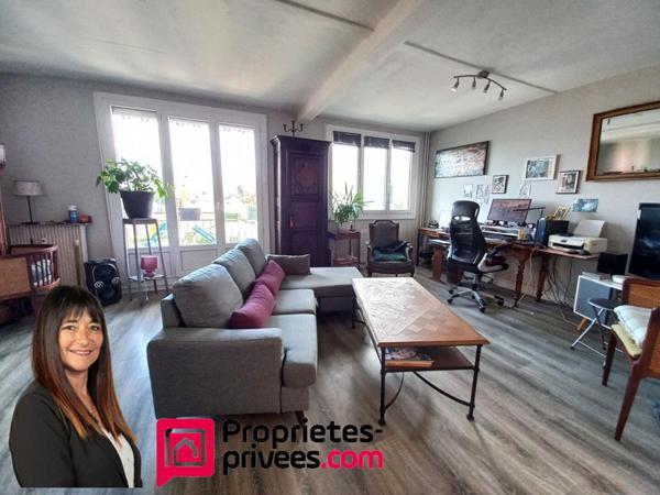 Riorges T2 bis  avec vue dégagée et  balcons