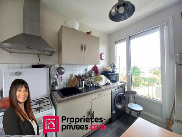 Riorges T2 bis  avec vue dégagée et  balcons