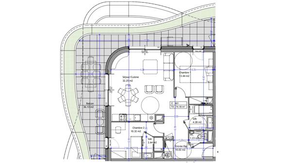 Appartement à vendre 3 pièces 74 m² Aix-les-Bains