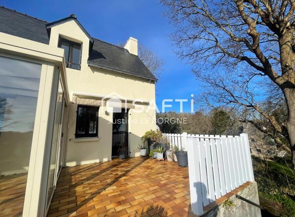 Maison deux habitations vue sur Le Goyen, proche centre-ville