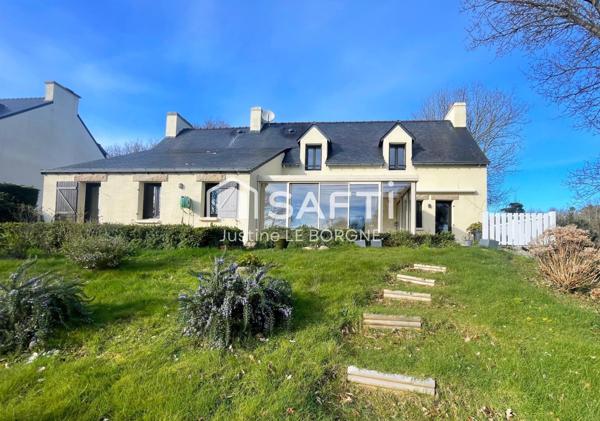 Maison deux habitations vue sur Le Goyen, proche centre-ville