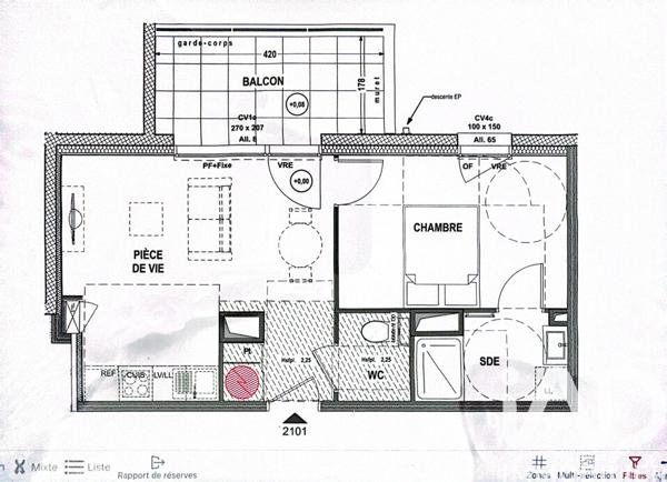 Location appartement 2 pièces 39 m² La Roche-sur-Yon