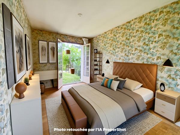 Maison Individuelle Vauréal village avec 4 chambres sus sol terrain de plus de 1200 m2.