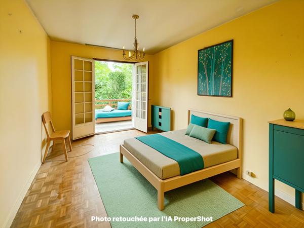 Maison Individuelle Vauréal village avec 4 chambres sus sol terrain de plus de 1200 m2.