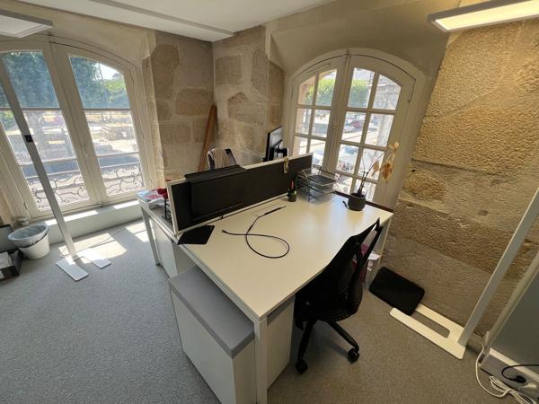 Bureaux à louer ou à vendre Nantes centre surface rénovée en 2023