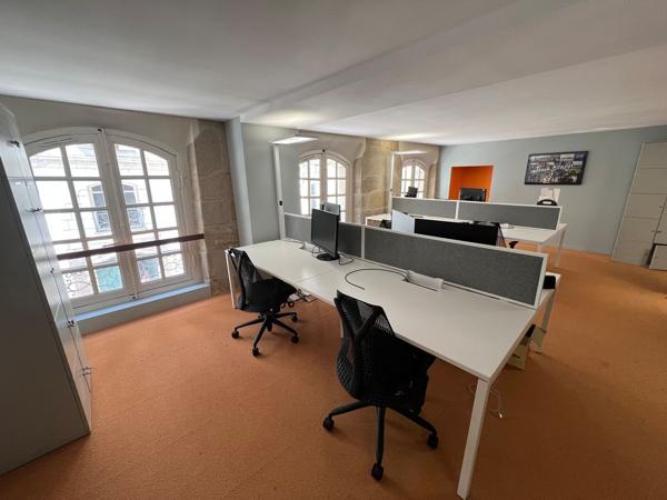 Bureaux à louer ou à vendre Nantes centre surface rénovée en 2023