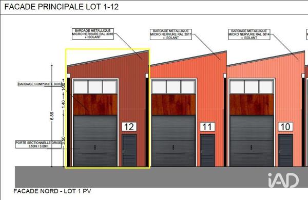 Local d’activité à vendre 54 m² Chevry-Cossigny